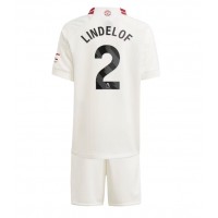 Dětský Fotbalový dres Manchester United Victor Lindelof #2 2023-24 Třetí Krátký Rukáv (+ trenýrky)
